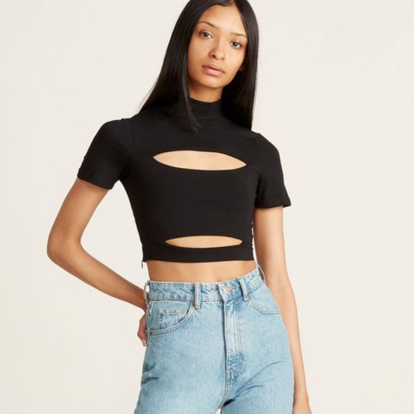 Tiger mist black Becca top Large but fits like S/M - Picture 1 of 7